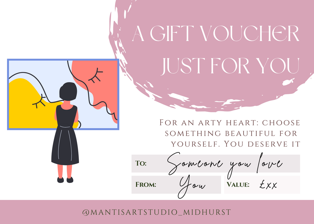 Mantis Art Studio and Gallery Gift Voucher